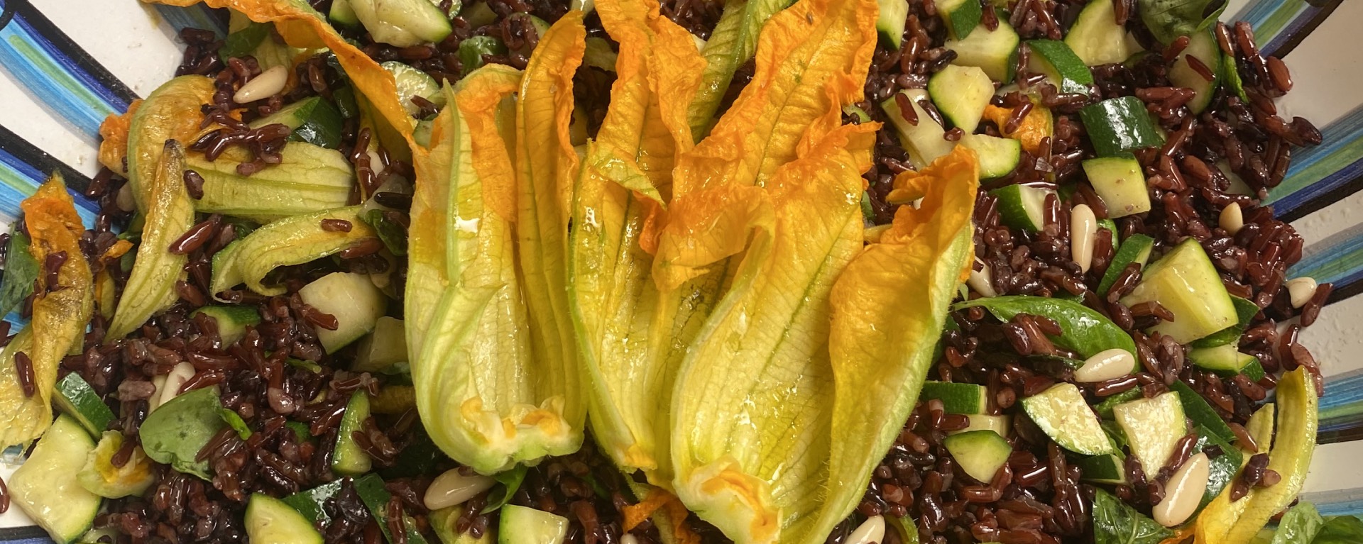 VENERE RICE WITH BABY ZUCCHINI,