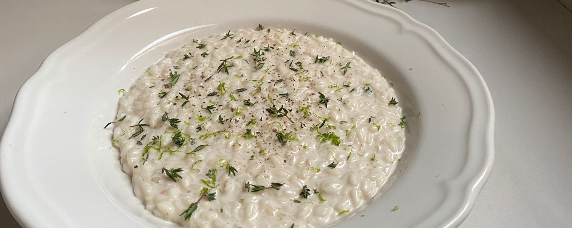 ARBORIO RICE WITH MASCARPONE CHEESE,